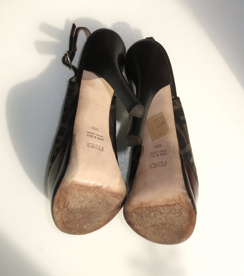 Fendi, босоножки, размер 37-37,5