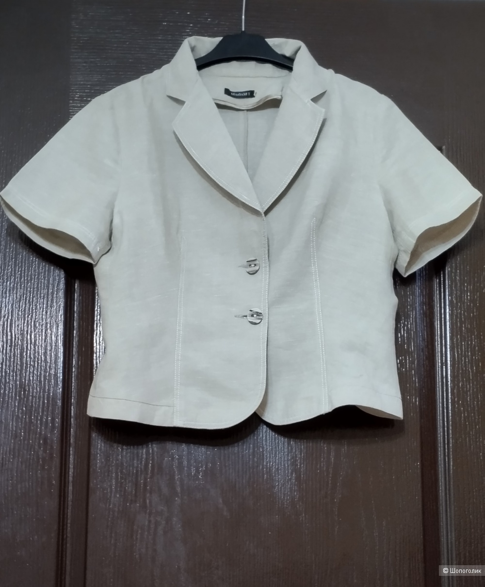 Льняной летний пиджак MadaM T, 48-50р