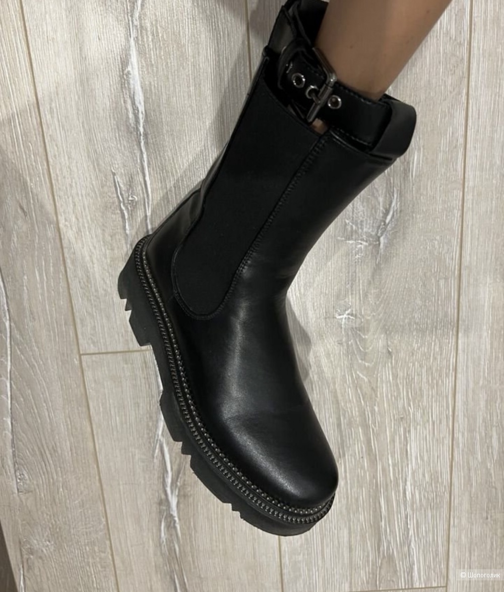 Ботинки кожаные 38р.