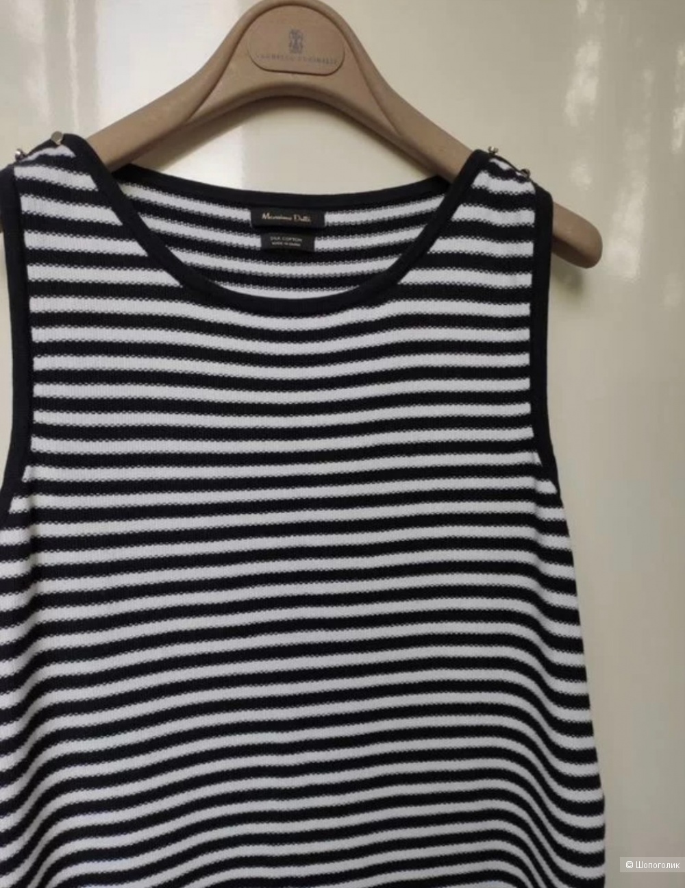 Платье из шелка/хлопка Massimo Dutti, 44-46 размер