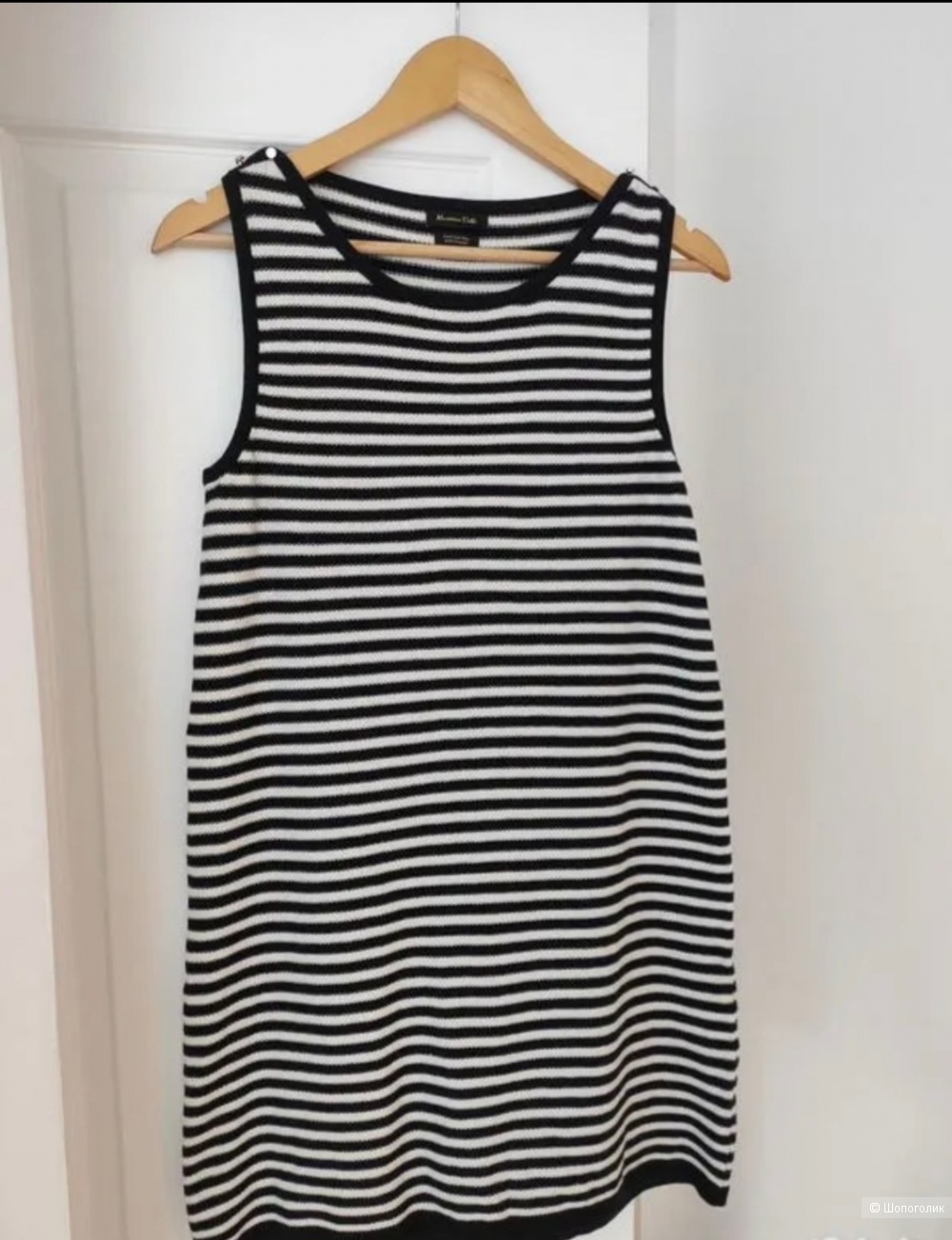 Платье из шелка/хлопка Massimo Dutti, 44-46 размер