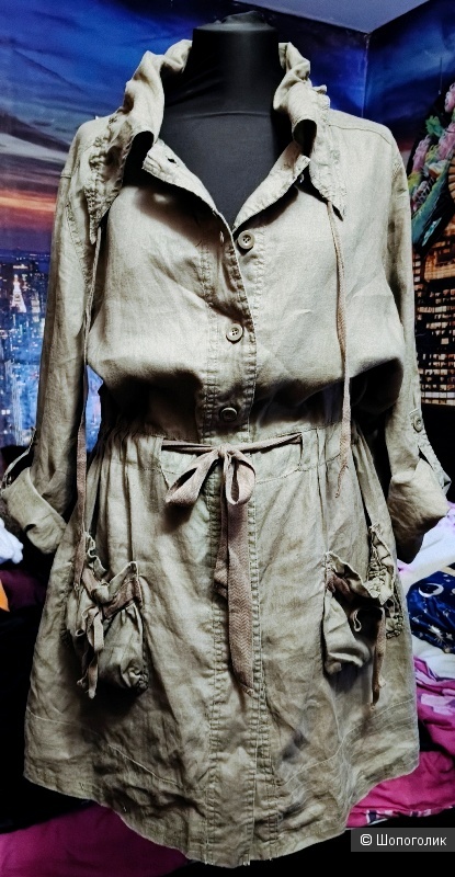 Льняная куртка BLUE SEVEN / 48/50