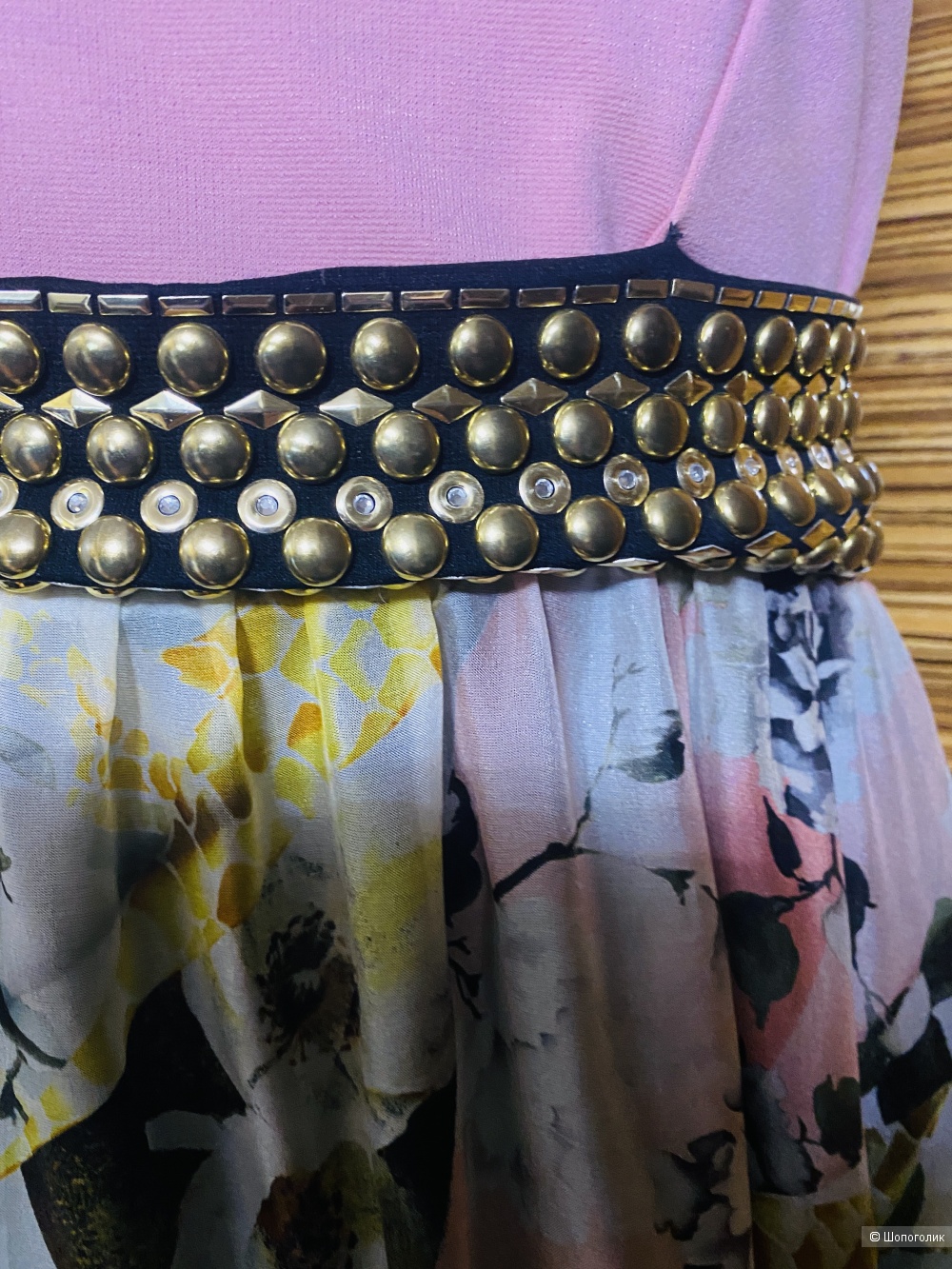 Платье с шелковой юбкой Roccobarocco- 44-46