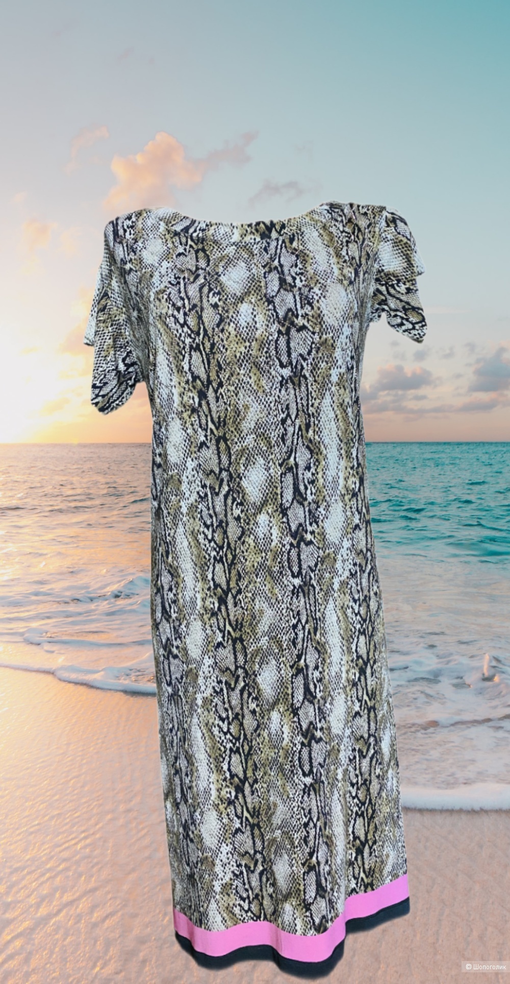 Трио комплект Roccobarocco  платье +джинсы+топ-42-44-46