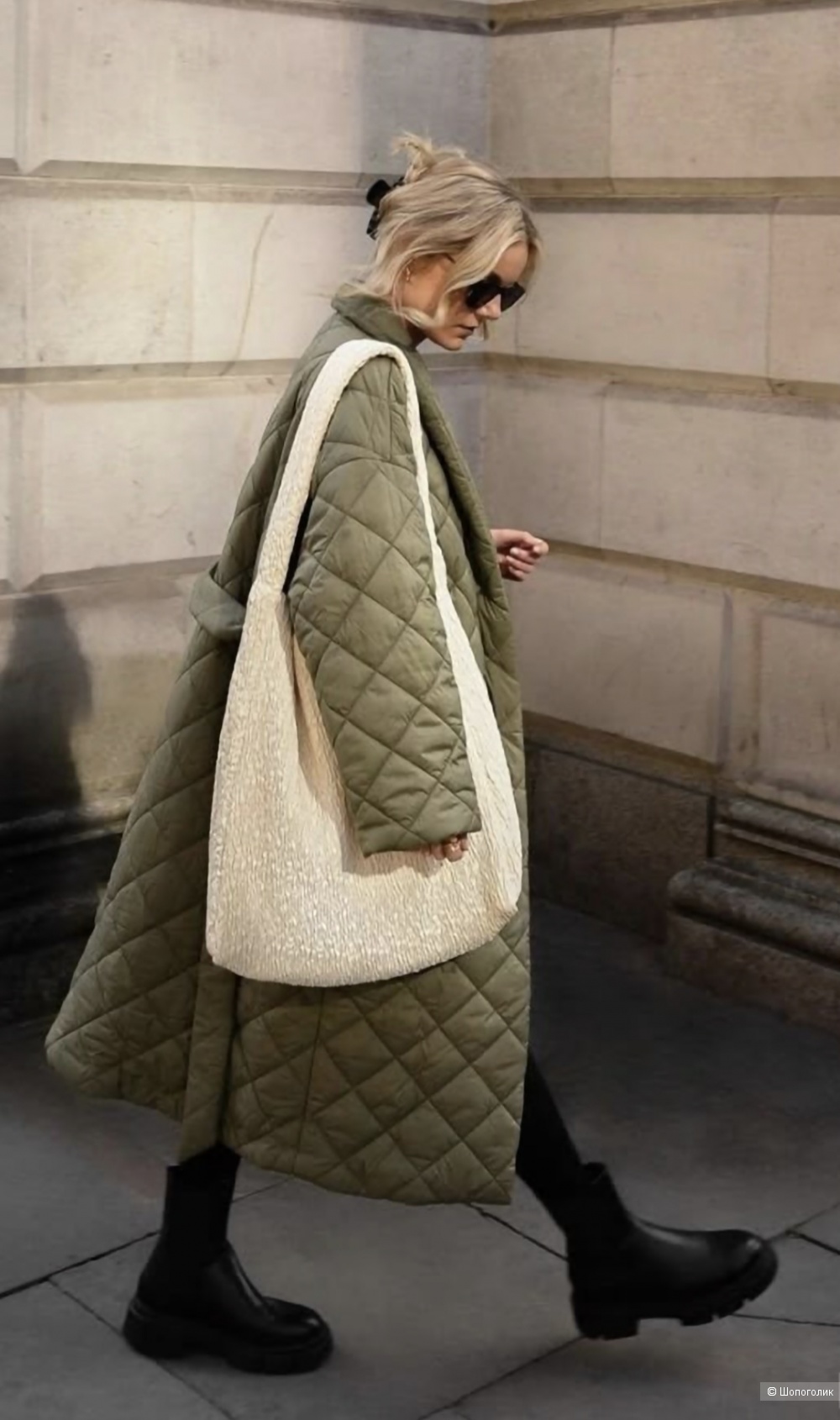 Стеганое пальто Mango/M