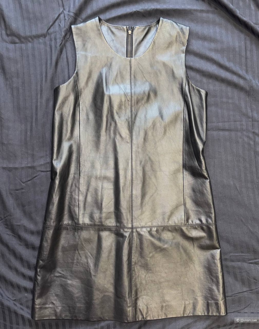 Кожаное платье ELLOS, 44 размер ( RUS)