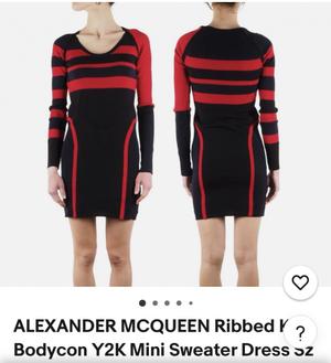 Платье Alexander McQueen шерстяное, размер S