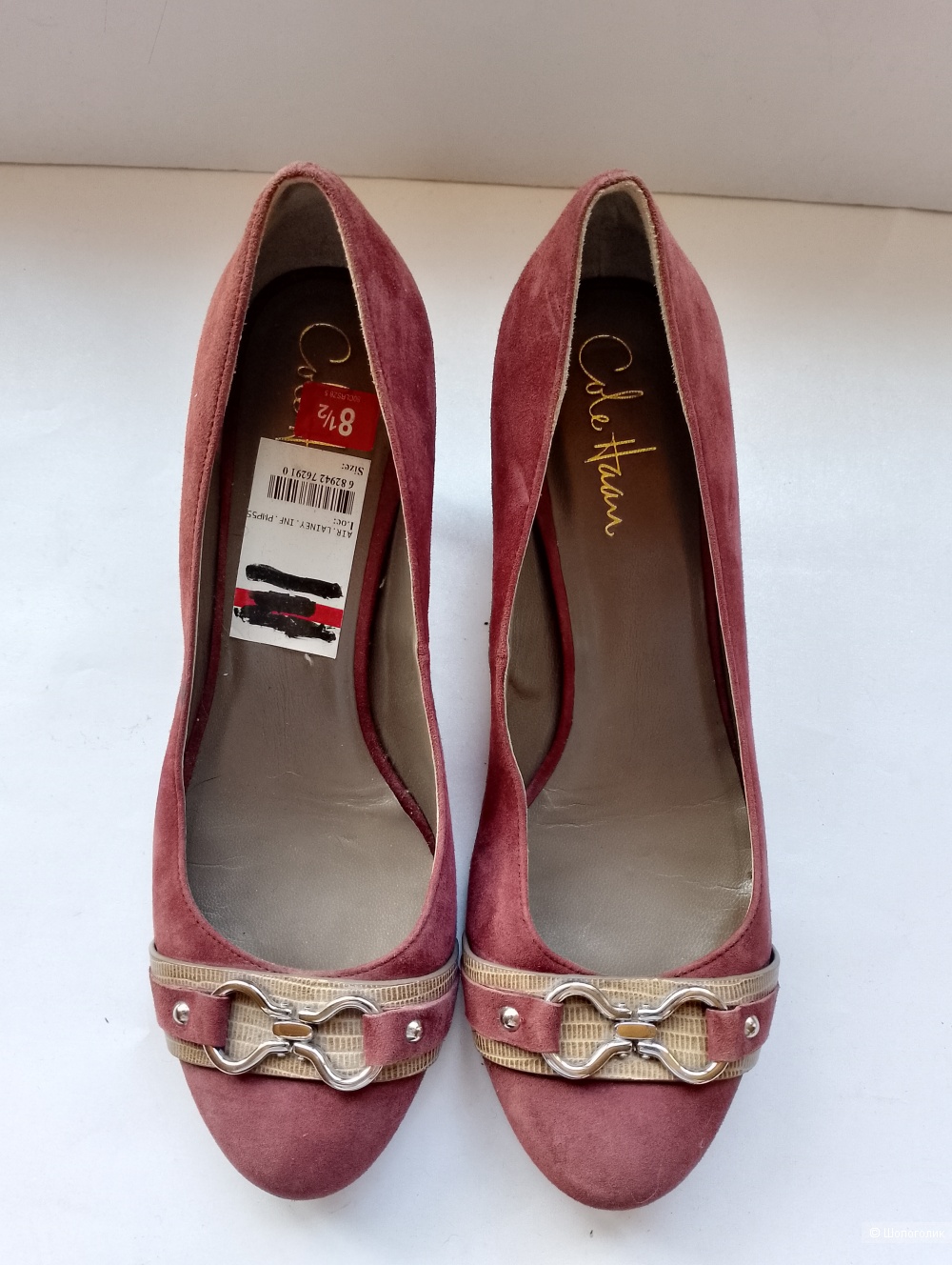 Туфли cole haan nike air бордовые, 38,5