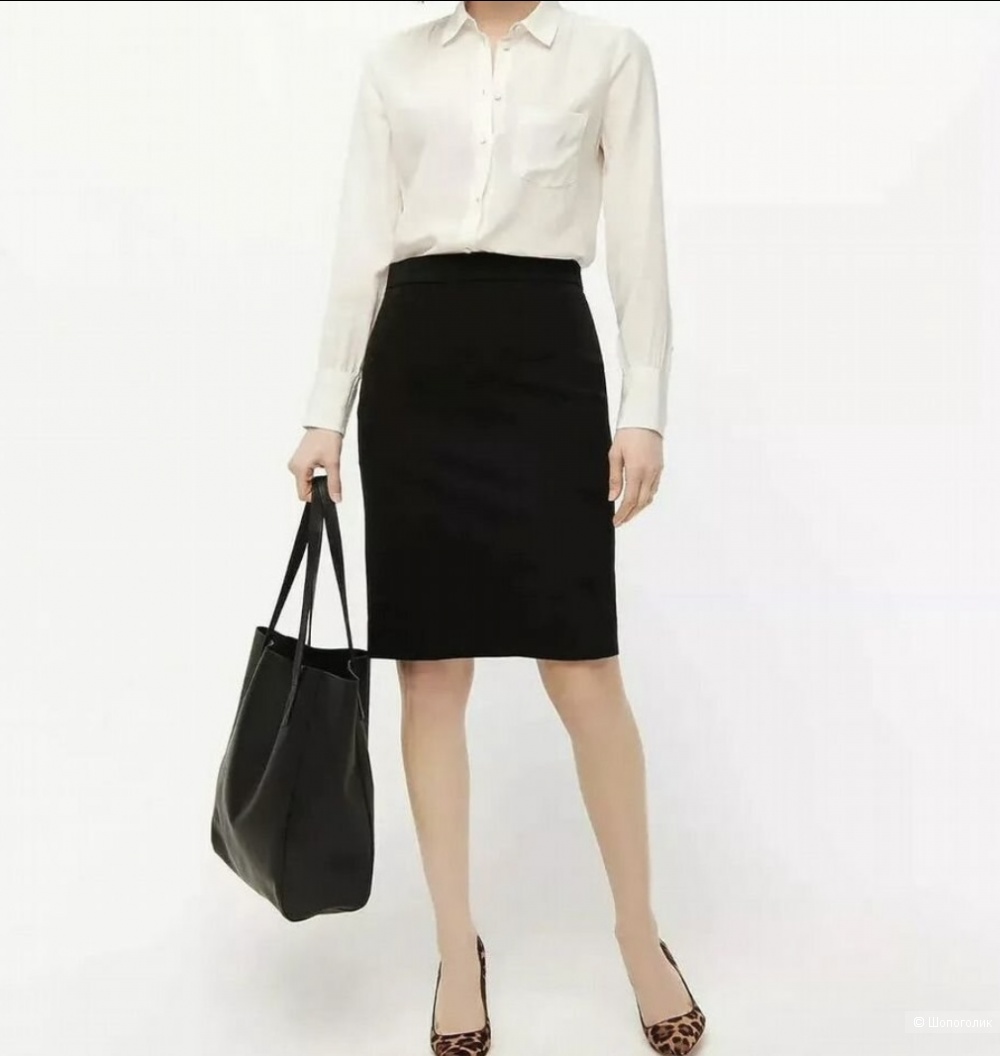 Юбка J crew карандаш шерстяная, 50