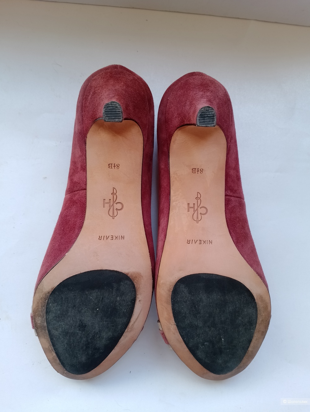 Туфли cole haan nike air бордовые, 38,5