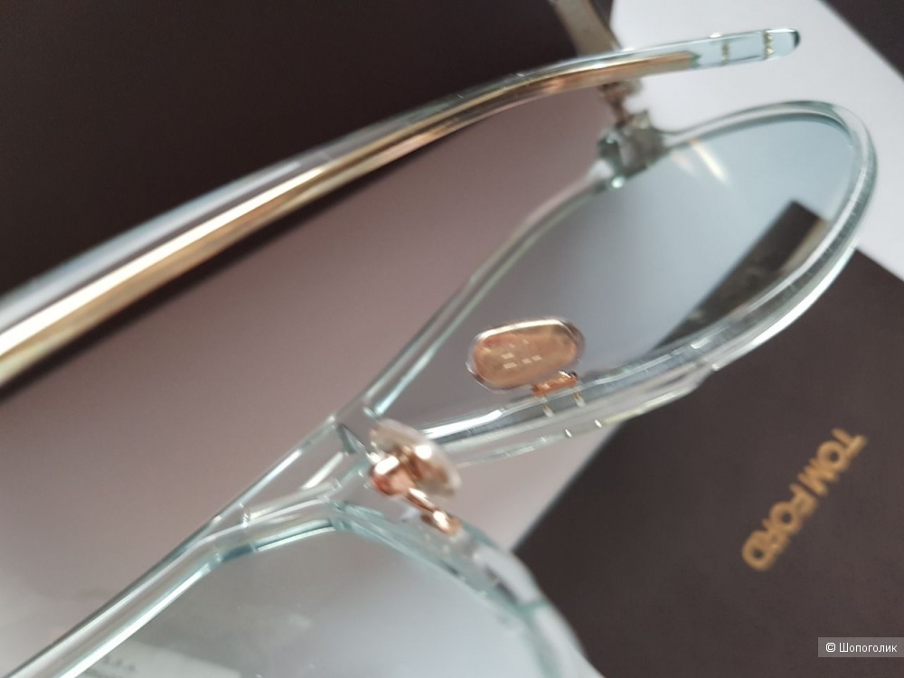 Солнцезащитные очки TOM FORD Bertrand мятные