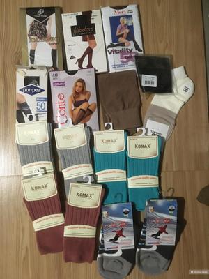 Лот носки и гольфы one size