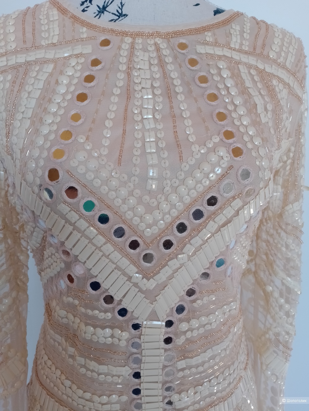 Коктельное платье ASOS в пайетках, uk 12