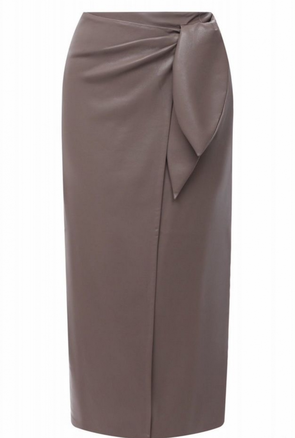 Юбка миди Nanushka кожаная, S