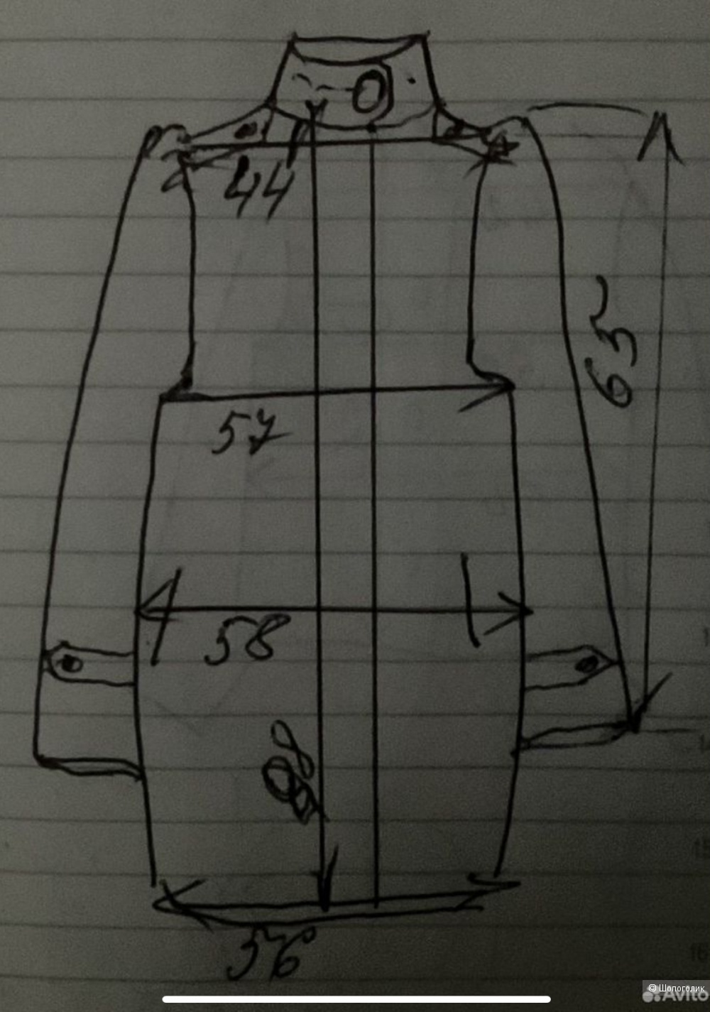 Шуба натуральная  Echt Pell Exlusiva,48-50