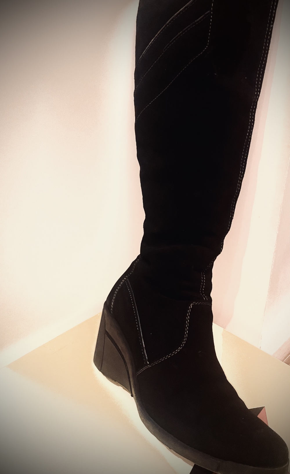 Сапоги зимние нат. замша, 39