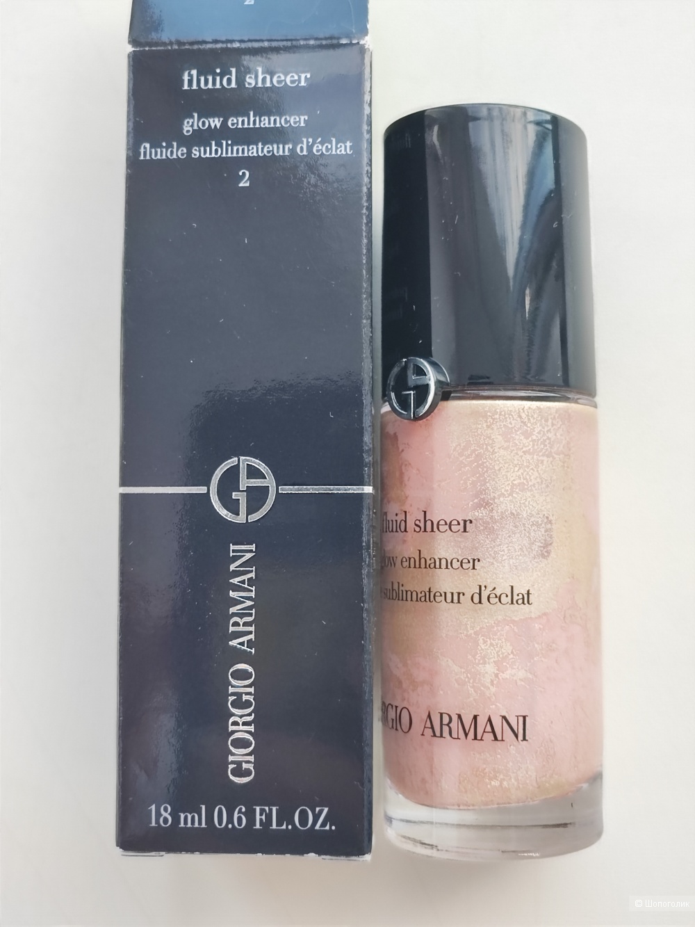 Хайлайтер Fluid sheer Giorgio Armani оттенок 02