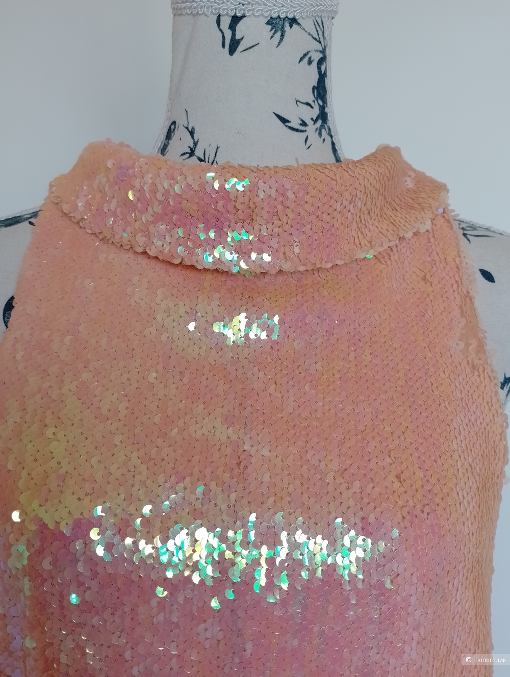 Платье пайетки Boohoo, Uk10