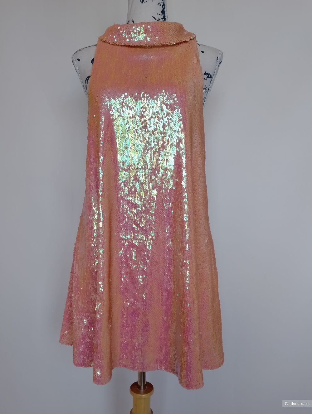 Платье пайетки Boohoo, Uk10