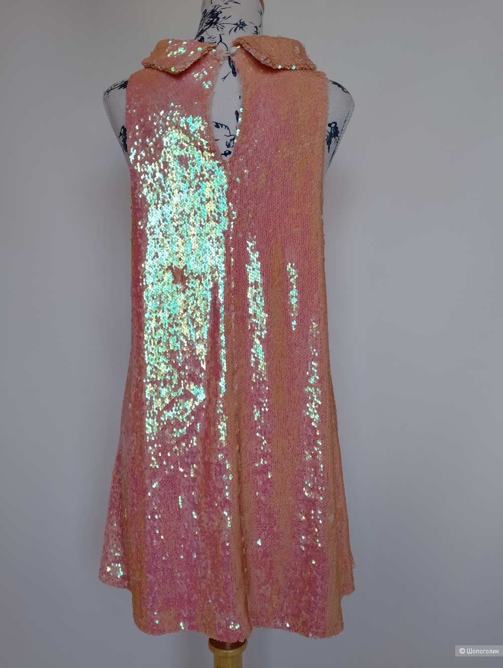 Платье пайетки Boohoo, Uk10