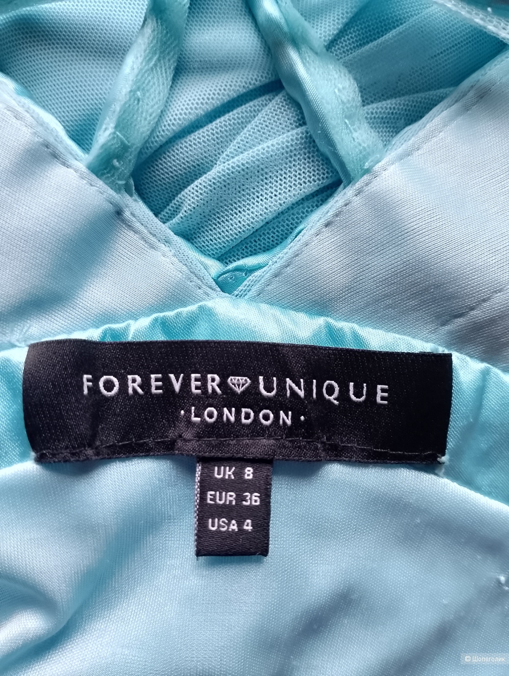 Платье вечернее в пол forever unique, uk 8