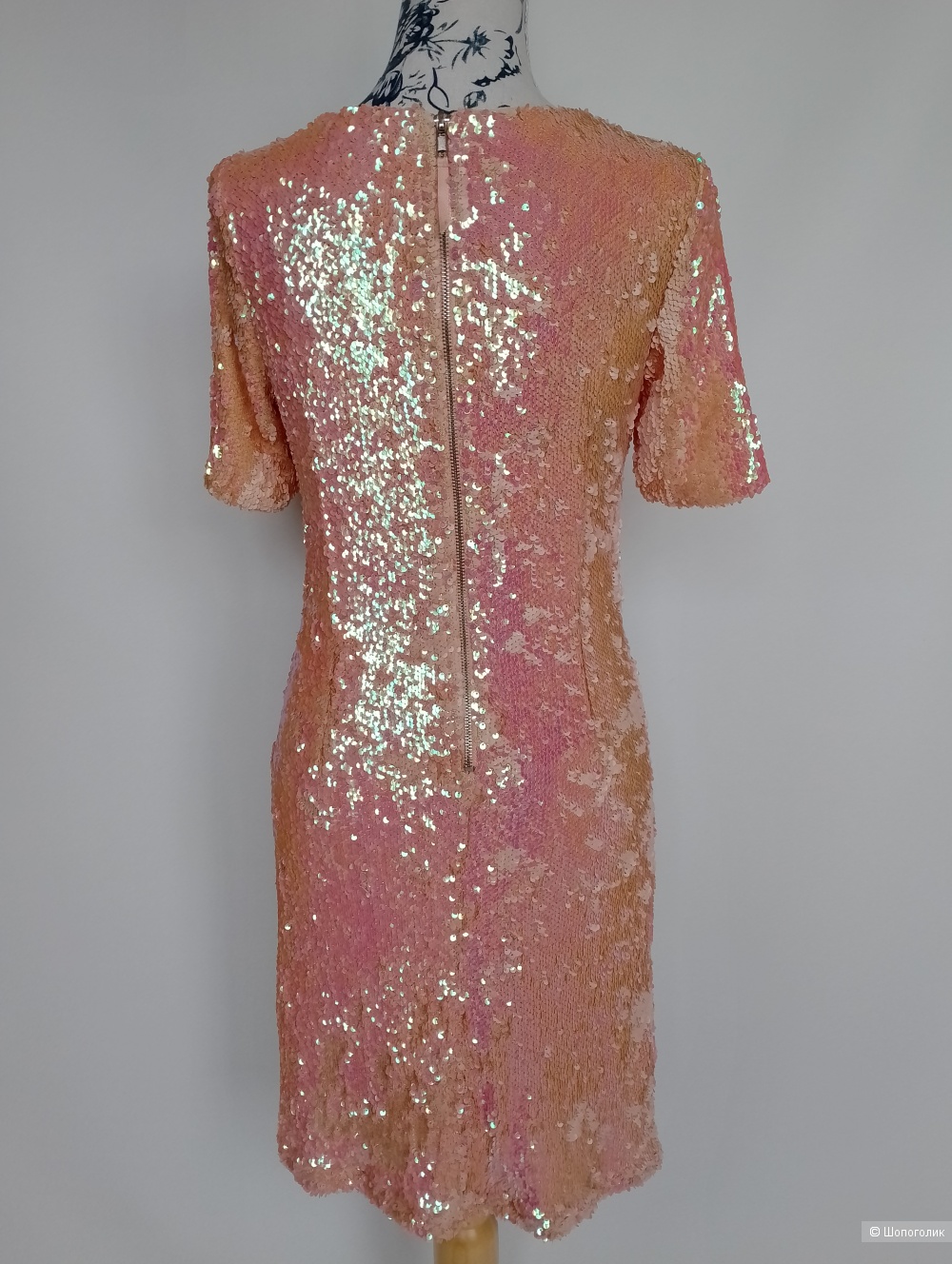Платье пайетки хамелеон glamorous ASOS, XS