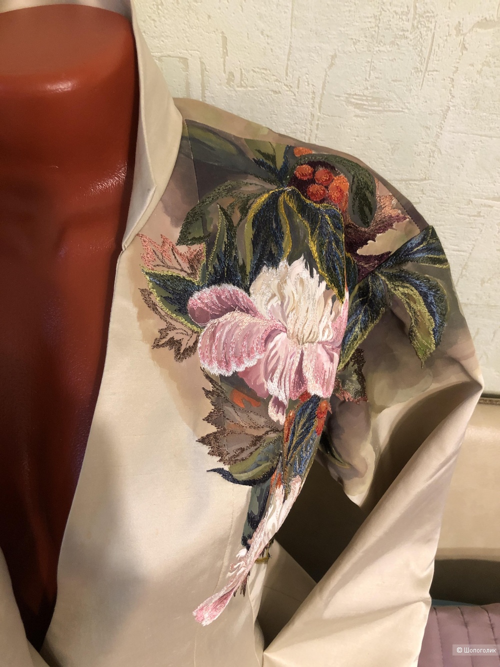 Дизайнерский жакет Татьяна Долубекова шелк 46 р-р