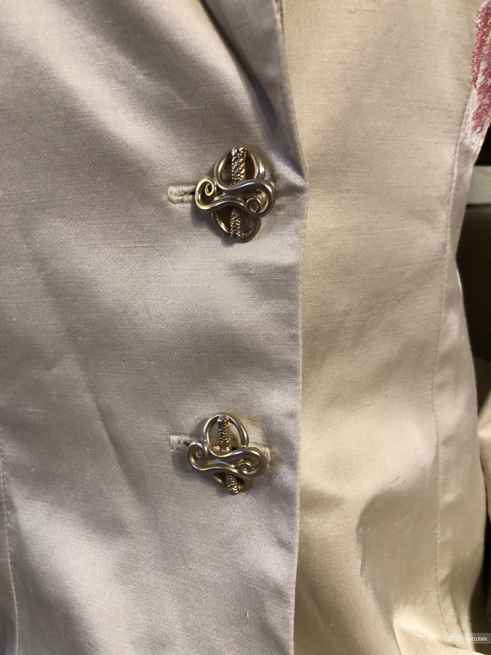 Дизайнерский жакет Татьяна Долубекова шелк 46 р-р