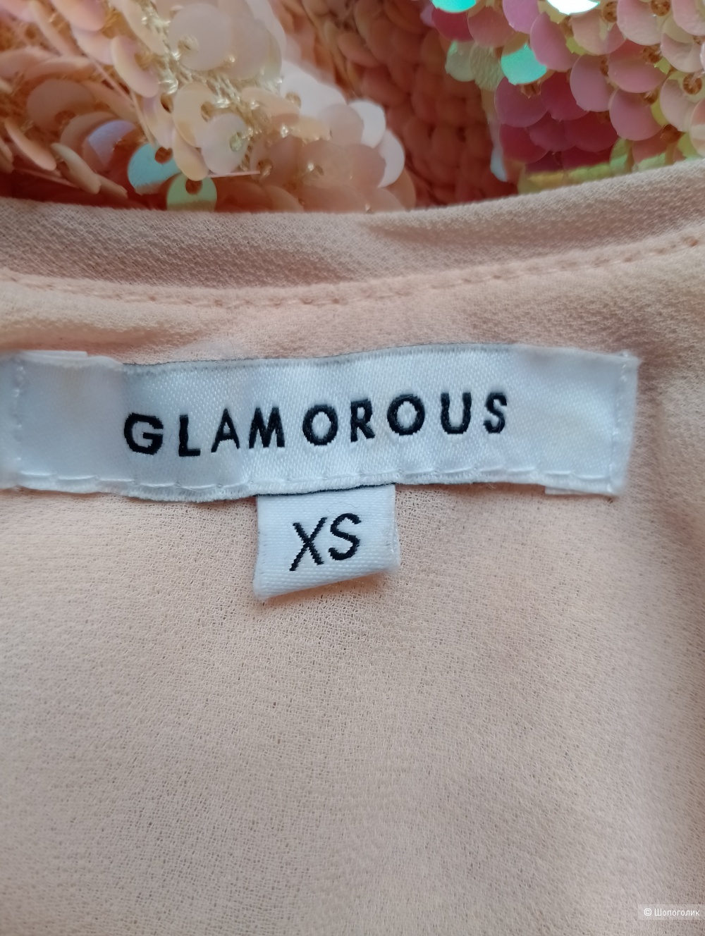 Платье пайетки хамелеон glamorous ASOS, XS