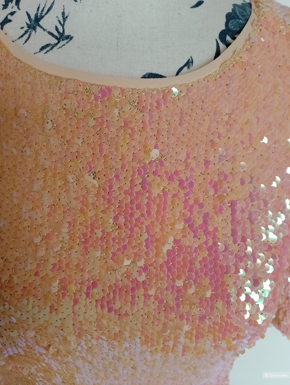 Платье пайетки хамелеон glamorous ASOS, XS