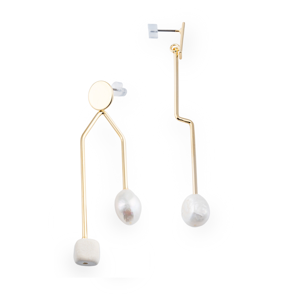 Серьги Free Form Jewelry