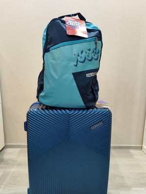 Чемодан American Tourister M и рюкзак American Tourister