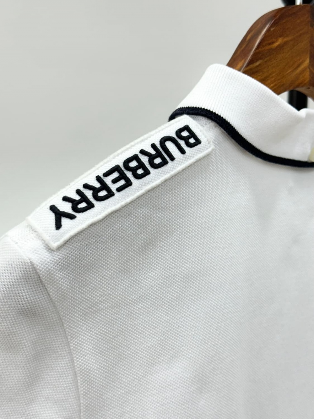 Хлопковое поло burberry детское, 10 лет