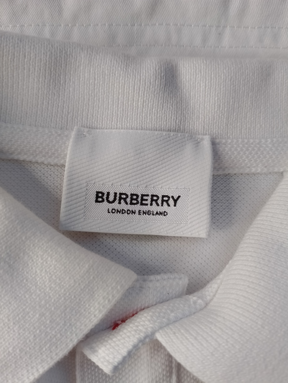 Хлопковое поло burberry детское, 10 лет