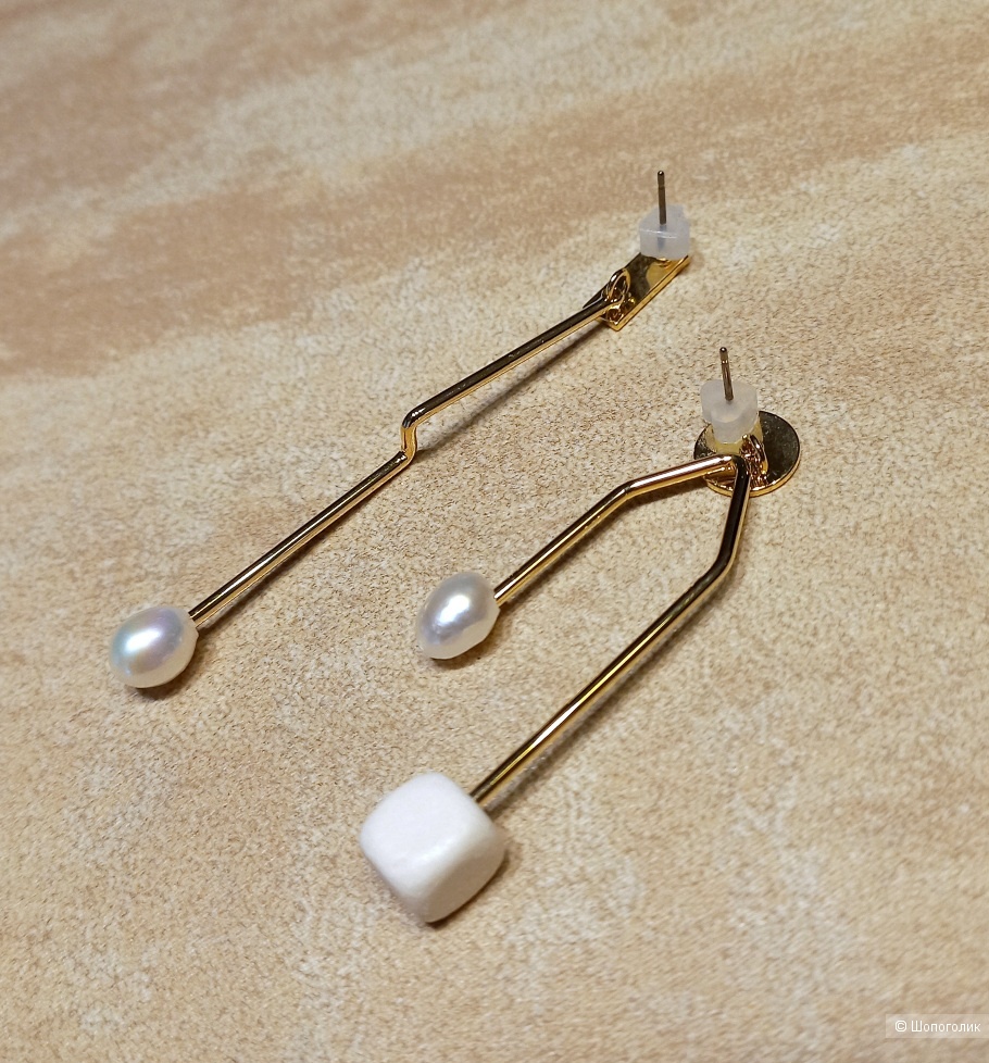 Серьги Free Form Jewelry