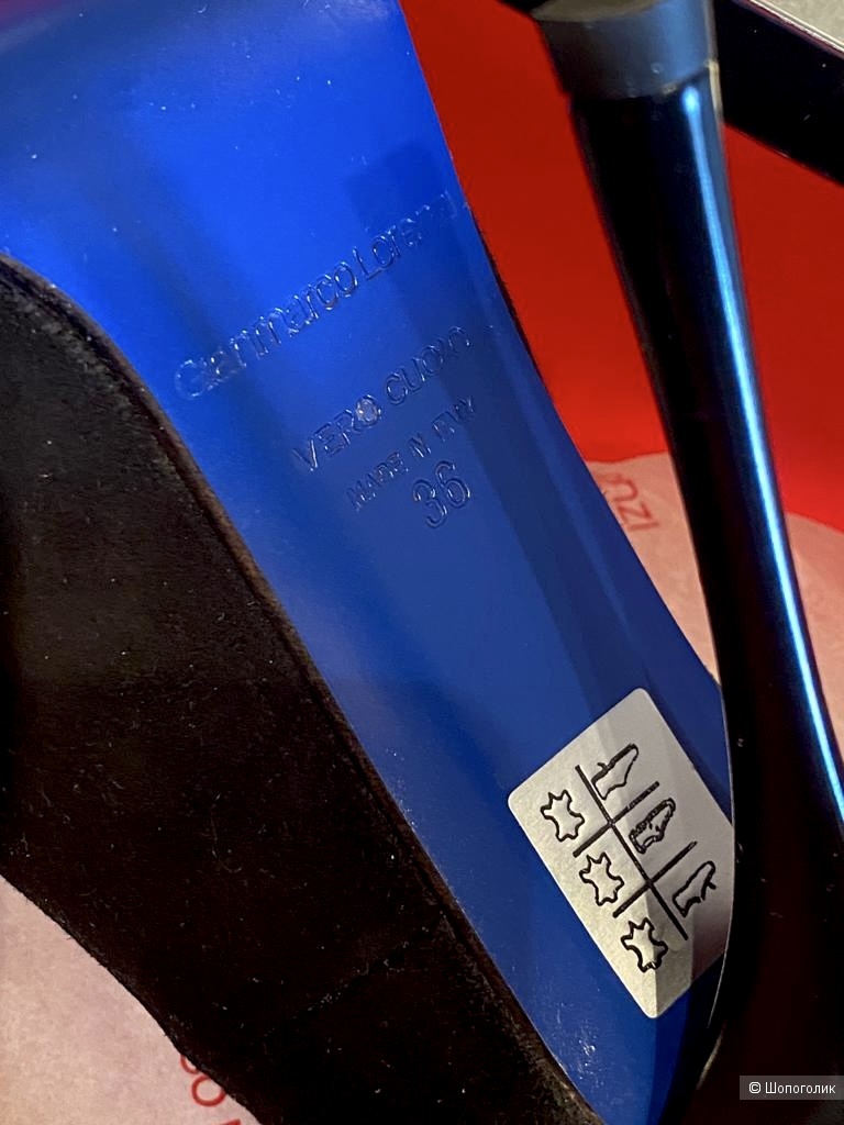 Туфли Gianmarco Lorenzi маркировка 36