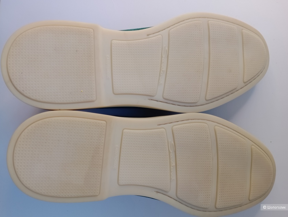 Лоферы Santoni замшевые , 39,5