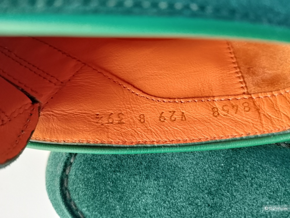 Лоферы Santoni замшевые , 39,5