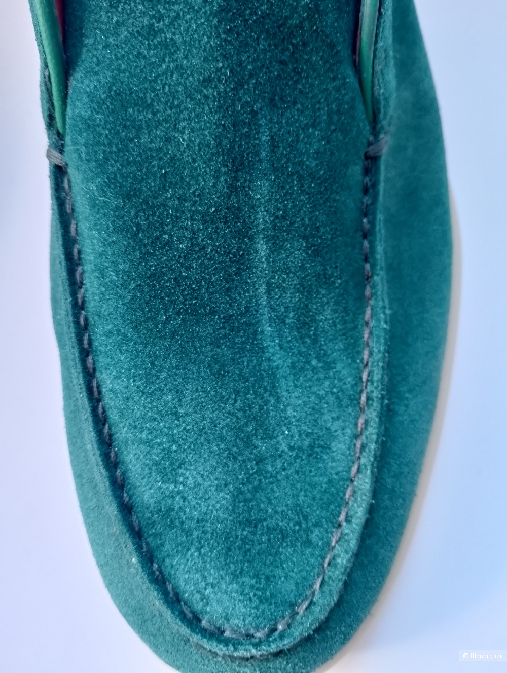 Лоферы Santoni замшевые , 39,5