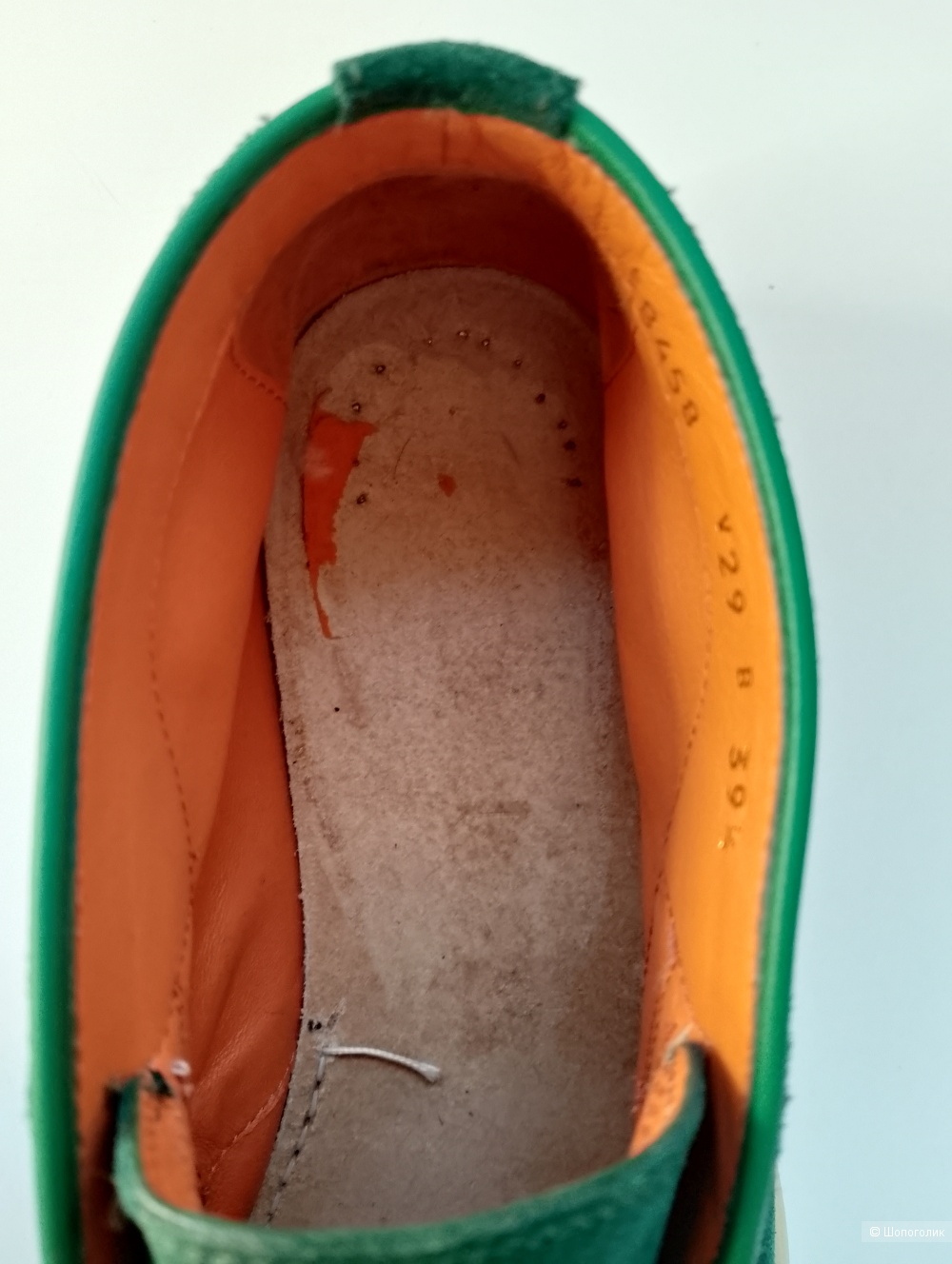 Лоферы Santoni замшевые , 39,5