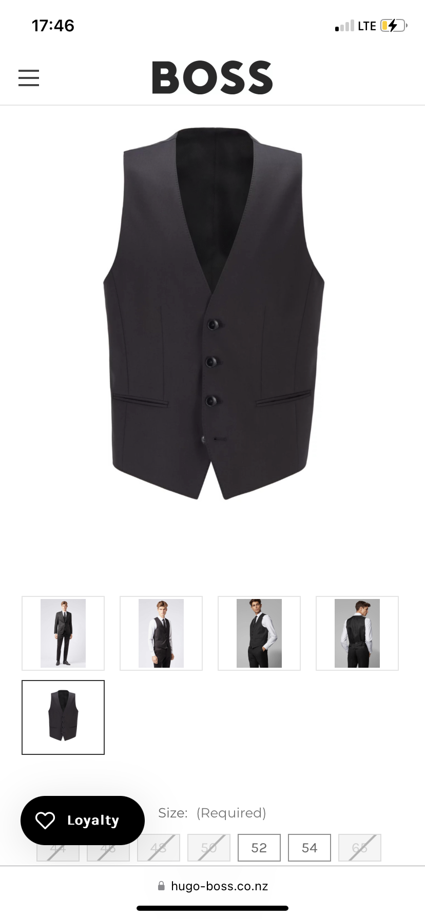 Жилет HUGO BOSS 52 / Xl