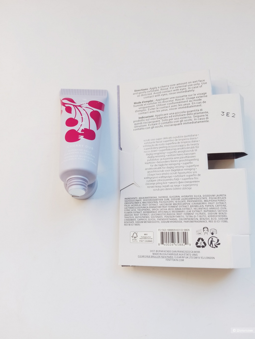 Скраб для лица Fenty Skin Cherry Dub, 7 грамм