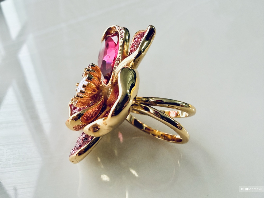 Кольцо Swarovski Idyllia, размер 17.