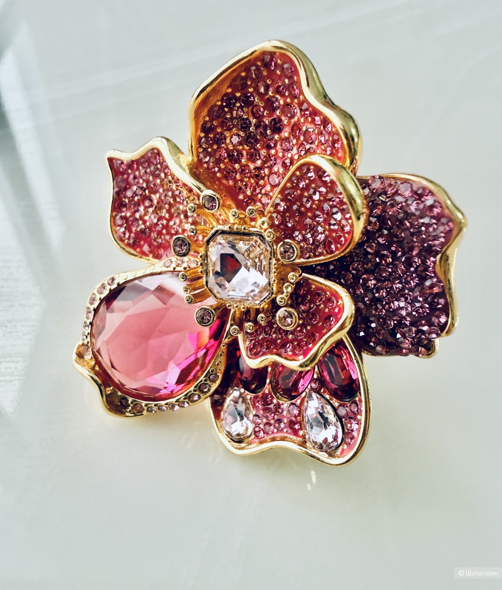 Кольцо Swarovski Idyllia, размер 17.