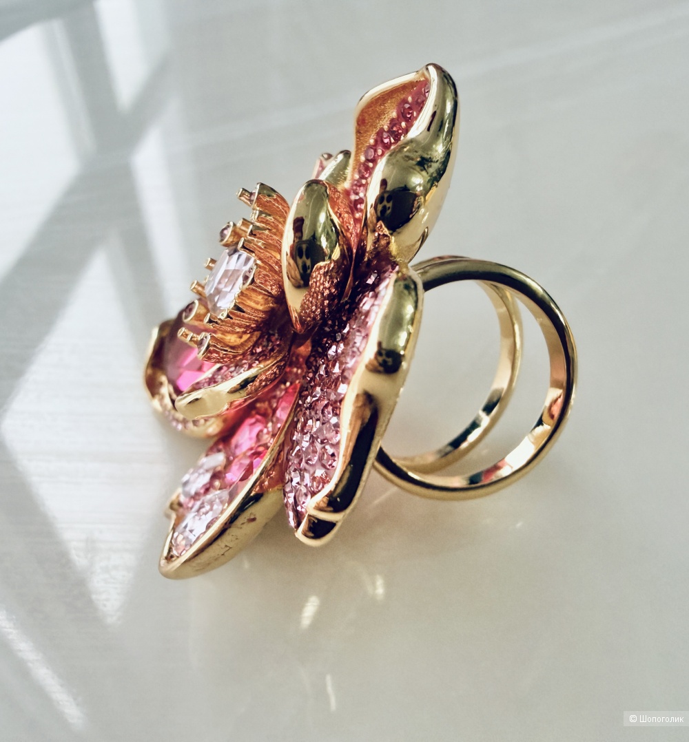 Кольцо Swarovski Idyllia, размер 17.
