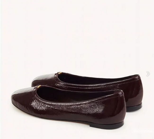 Туфли балетки Chloe размер 40.5 бордовые