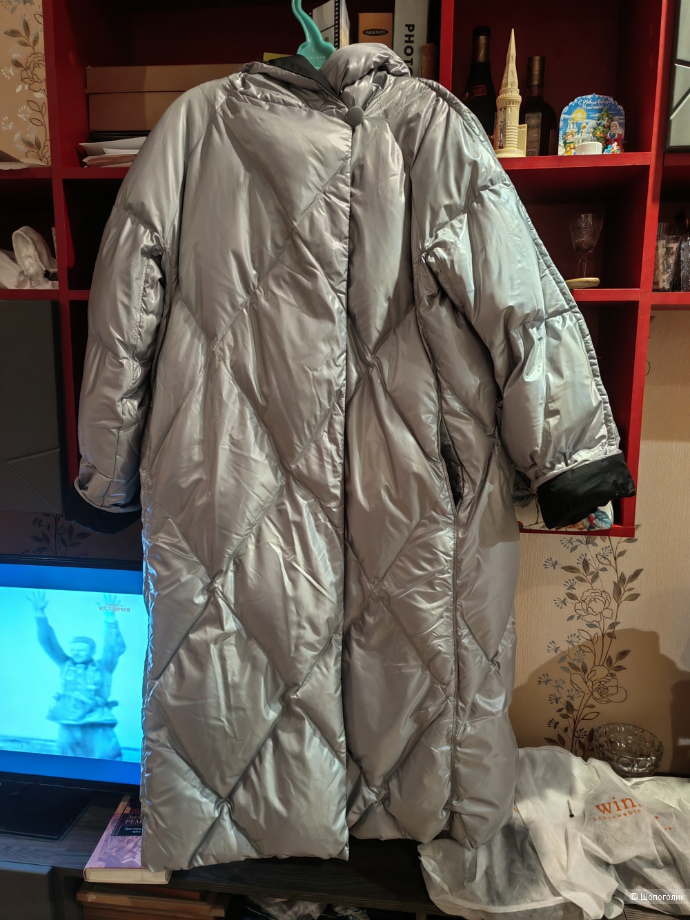 Пуховик женский Снежная королева, 52