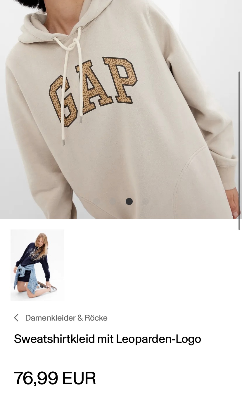 Толстовка платье GAP XS