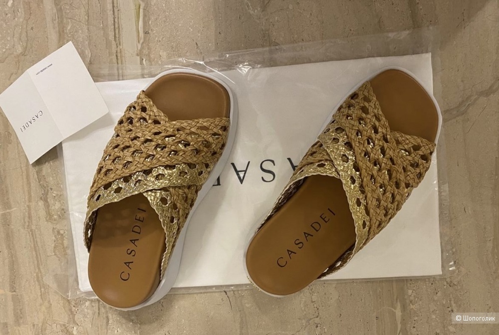 Шлепанцы Casadei маркировка 38