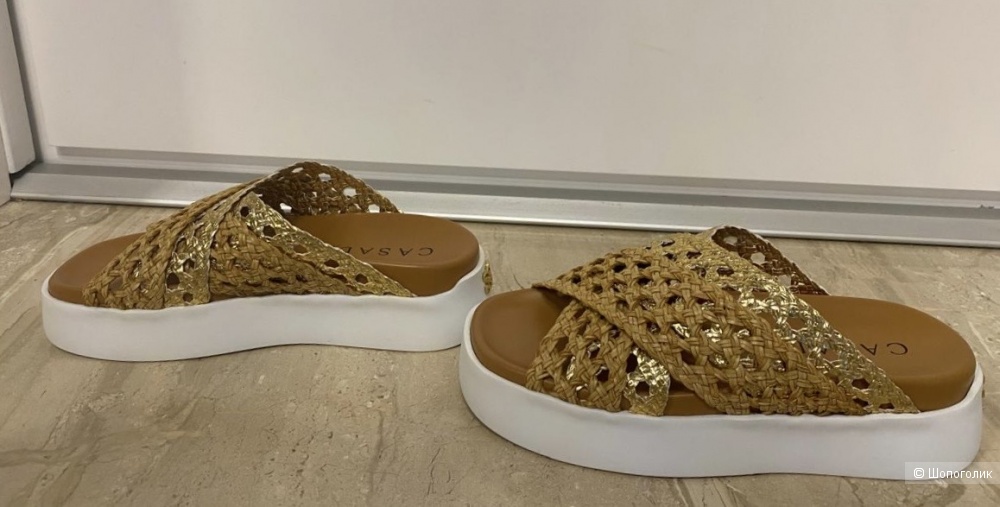 Шлепанцы Casadei маркировка 38
